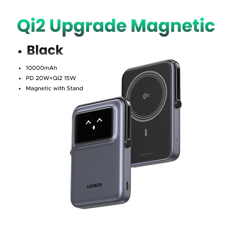 UGREEN Uno 20W Qi2 10000mAh Power Bank Magnetic Portable Wireless Fast Charging PowerBank for MagSafe for iPhone 16 Pro Max - Buyme24seven