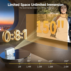 Magcubic HY310X 4K Mini Projector With Full HD 1080P 420ANSI Android 11 Auto Focus Keystone for Outdoor Theater Stand Projector - Buyme24seven