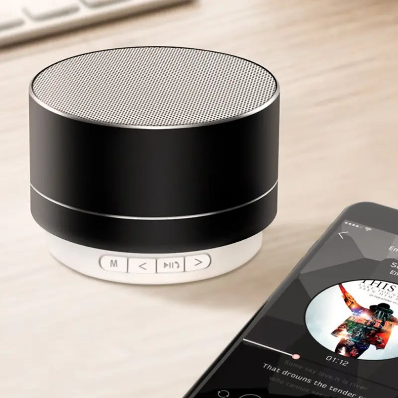 A10 Mini Bluetooth Speaker with Subwoofer, Portable & Stylish