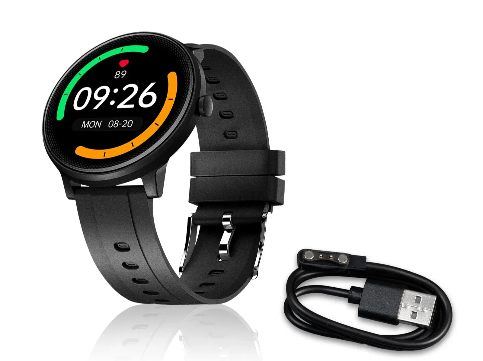 MOES Smart Watch Alexa Built-in Fitness Tracker Heart Rate and Blood Oxygen Monitor, IP68 Waterproof 1.69-inch Color Touchscreen - Buyme24seven