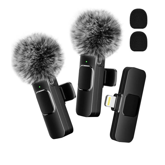 Wireless Lavalier Microphone for iPhone, Android, Laptop & Gaming