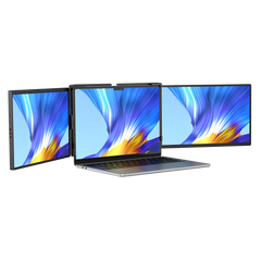 UStation Z 14 - Tri Screen Laptop Monitor Extender Triple Display Portable Workstation - Buyme24seven