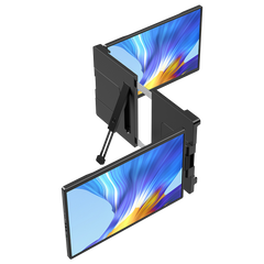 UStation Z 14 - Tri Screen Laptop Monitor Extender Triple Display Portable Workstation - Buyme24seven
