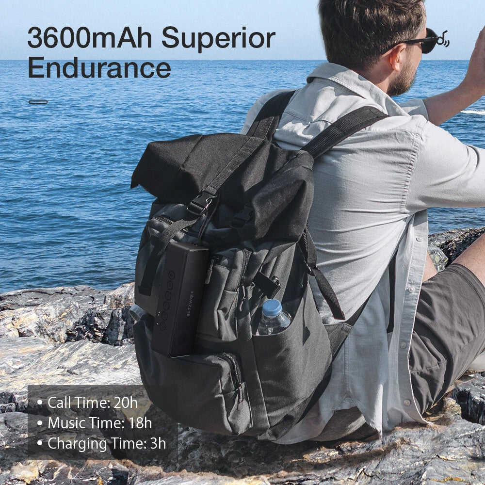 BlitzWolf® BW-WA4 30W Portable Bluetooth Speaker – Deep Bass, TWS Stereo, IPX6 Waterproof, Outdoor Wireless Speaker - Buyme24seven