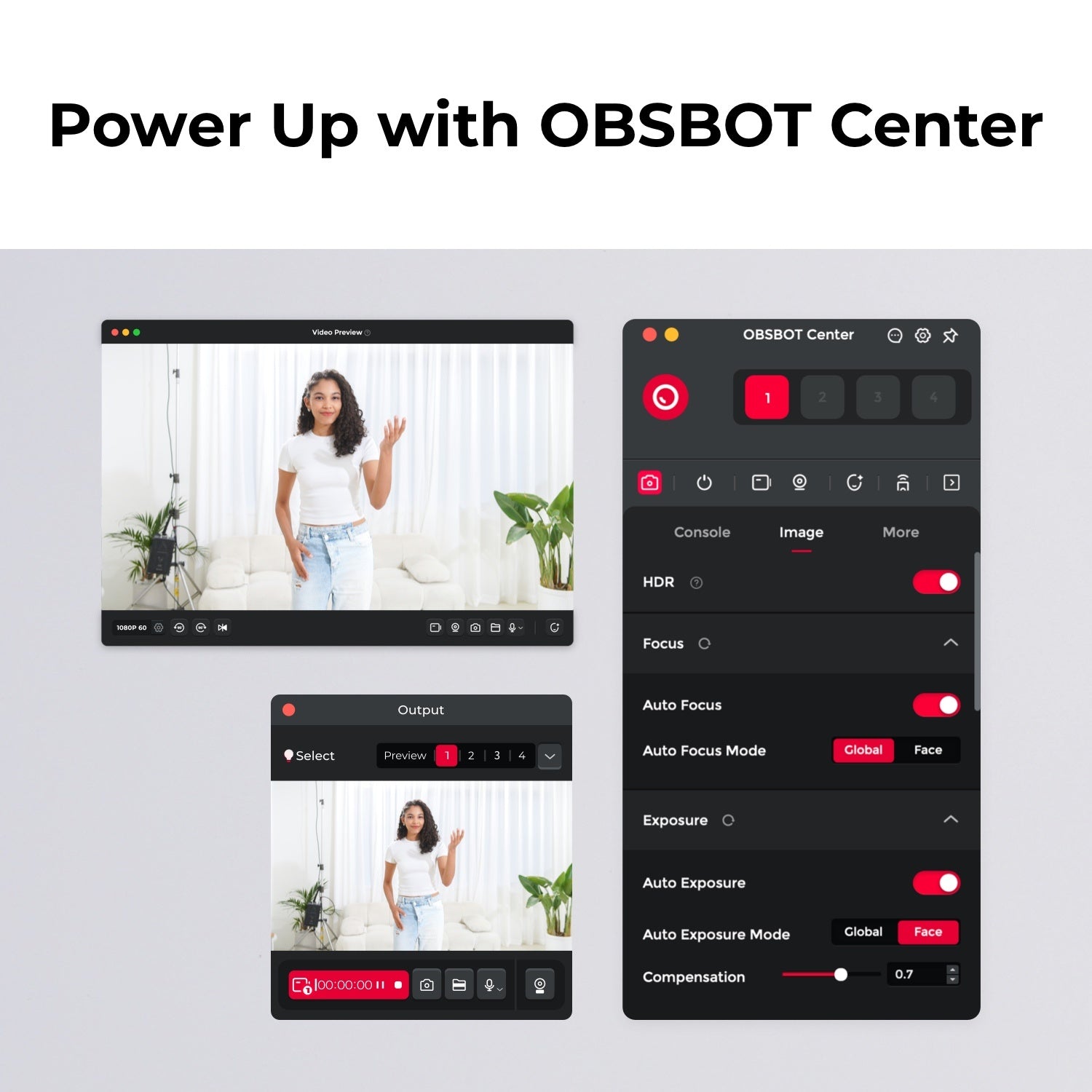 OBSBOT Tiny SE AI-Powered Full HD PTZ Webcam - Buyme24seven