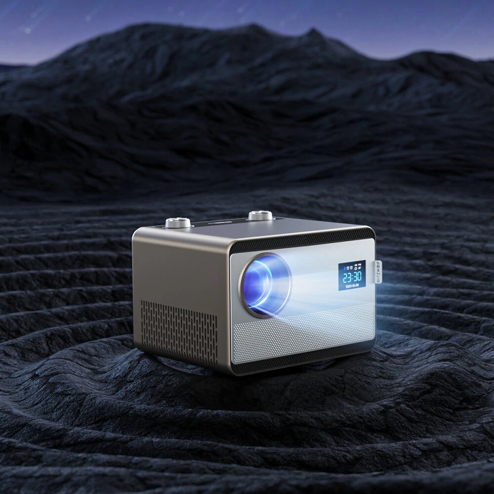 BlitzWolf® BW-V7 4K Android Projector – 850 ANSI Lumens, Auto Focus & Keystone Correction, Native 1080P Home Theater Projector - Buyme24seven