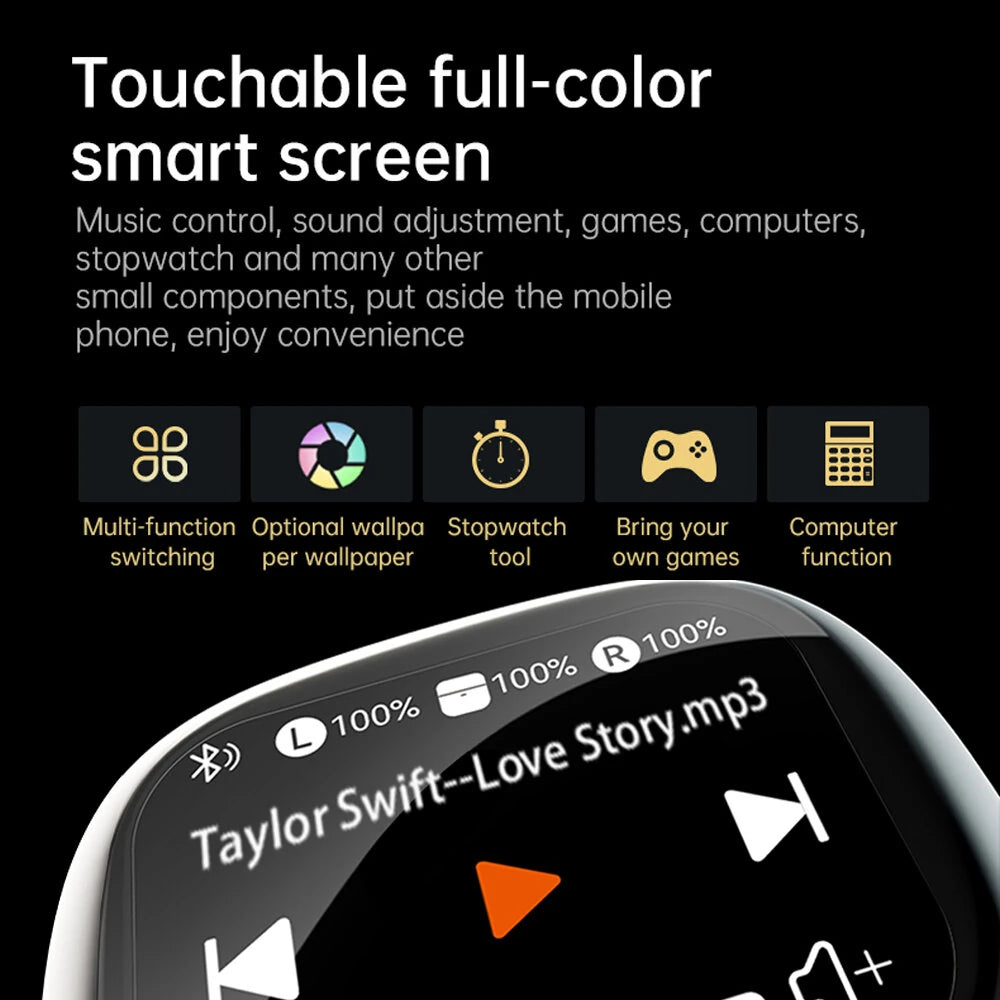 BlitzWolf® BW-FYE16 Plus TWS Earbuds with LED Touch Screen, ANC & TF Card Support - Buyme24seven