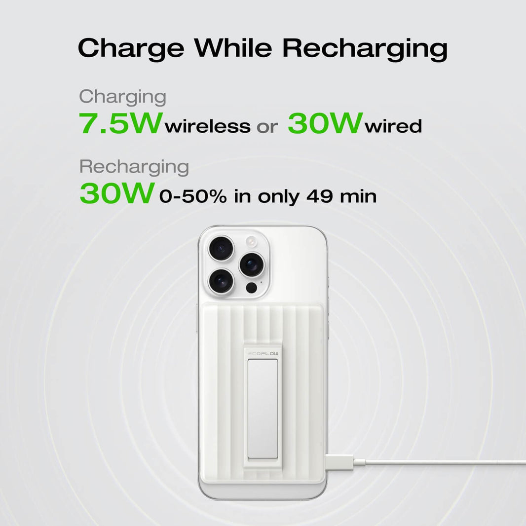 EcoFlow RAPID Mag Power Bank (10,000mAh, 7.5W, Magnetic Charging) - Buyme24seven