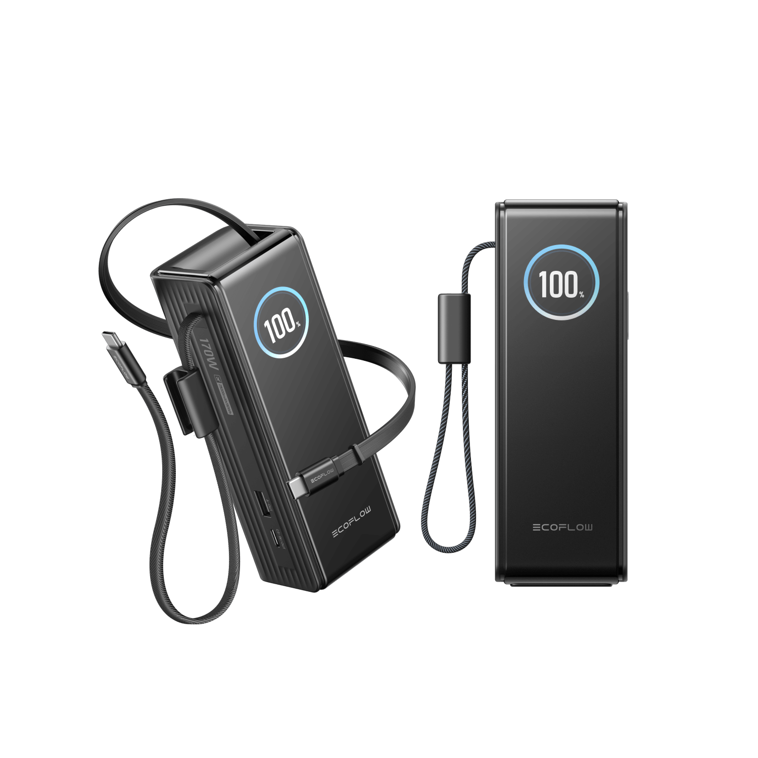 EcoFlow RAPID Power Bank (25,000mAh, 170W, 100W Built-In and Retractable Cables) - Buyme24seven