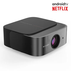 BlitzWolf® BW-V10 Ultra Android TV Projector – 4K Supported, 500 ANSI Lumens, Electric Focus & Keystone Correction, Netflix Certified - Buyme24seven