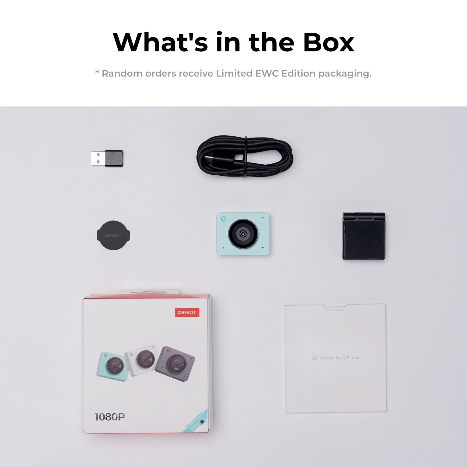 OBSBOT Meet SE AI-Powered Full HD Webcam – 1080p@100fps, Auto Framing, Gesture Control & Privacy Cover - Buyme24seven