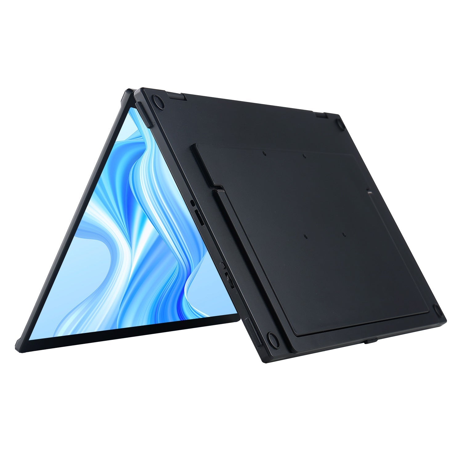 Delta - Folding Monitor Dual Portable Display Bult-in Stand VESA - Buyme24seven