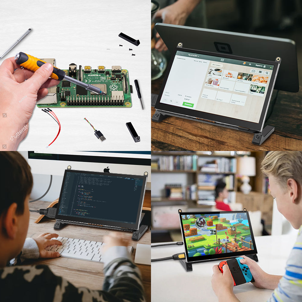 UPi B2 - Raspberry Pi 7" Touchscreen HDMI Monitor | UPERFECT UPi - Buyme24seven