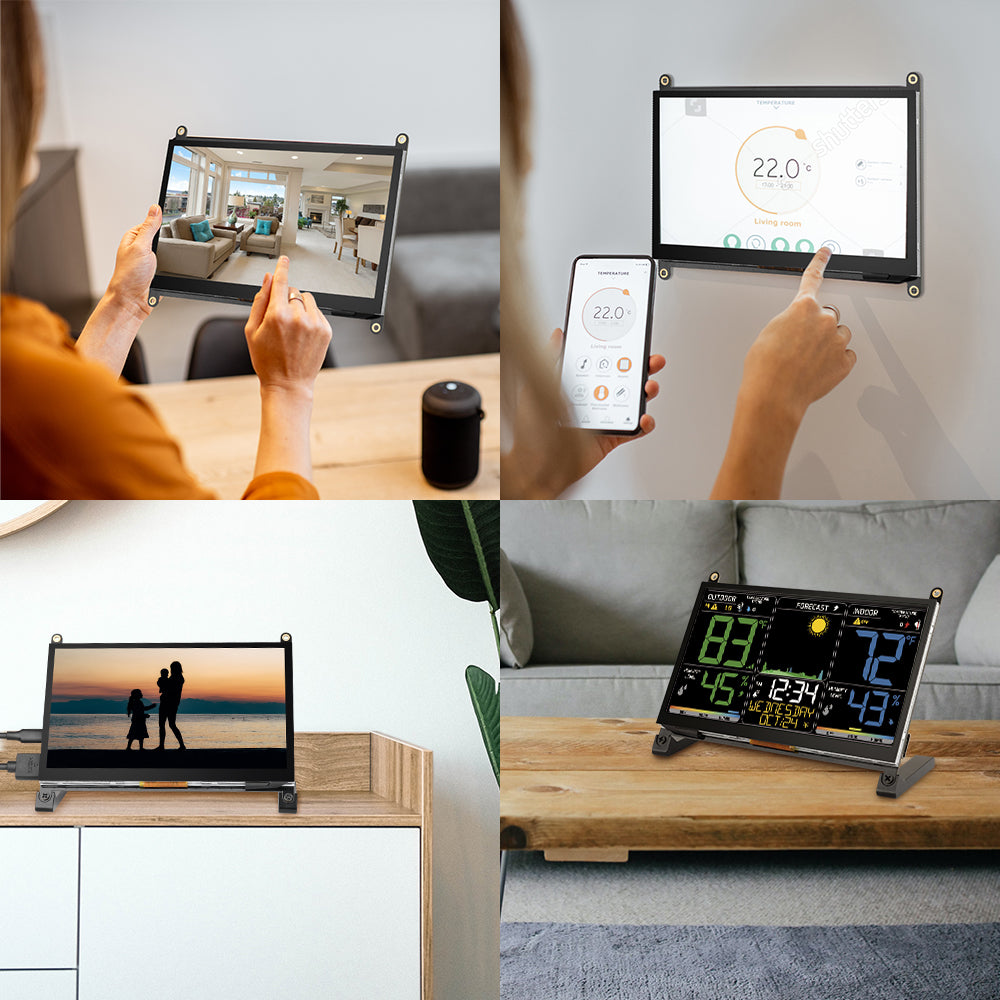 UPi B2 - Raspberry Pi 7" Touchscreen HDMI Monitor | UPERFECT UPi - Buyme24seven